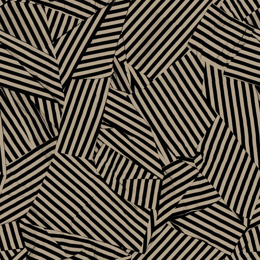 Abstract Weave, Black Mural Wallpaper