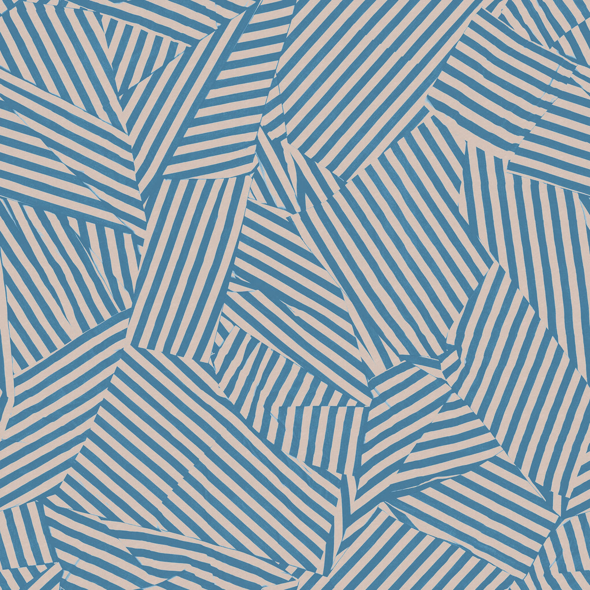 Abstract Weave, Blue Mural Wallpaper - pure wallpaper artwork