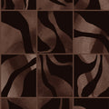 Floating Tiles, Dark Brown Mural Wallpaper - pure wallpaper artwork