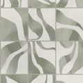 Floating Tiles, Green Mural Wallpaper - pure wallpaper artwork