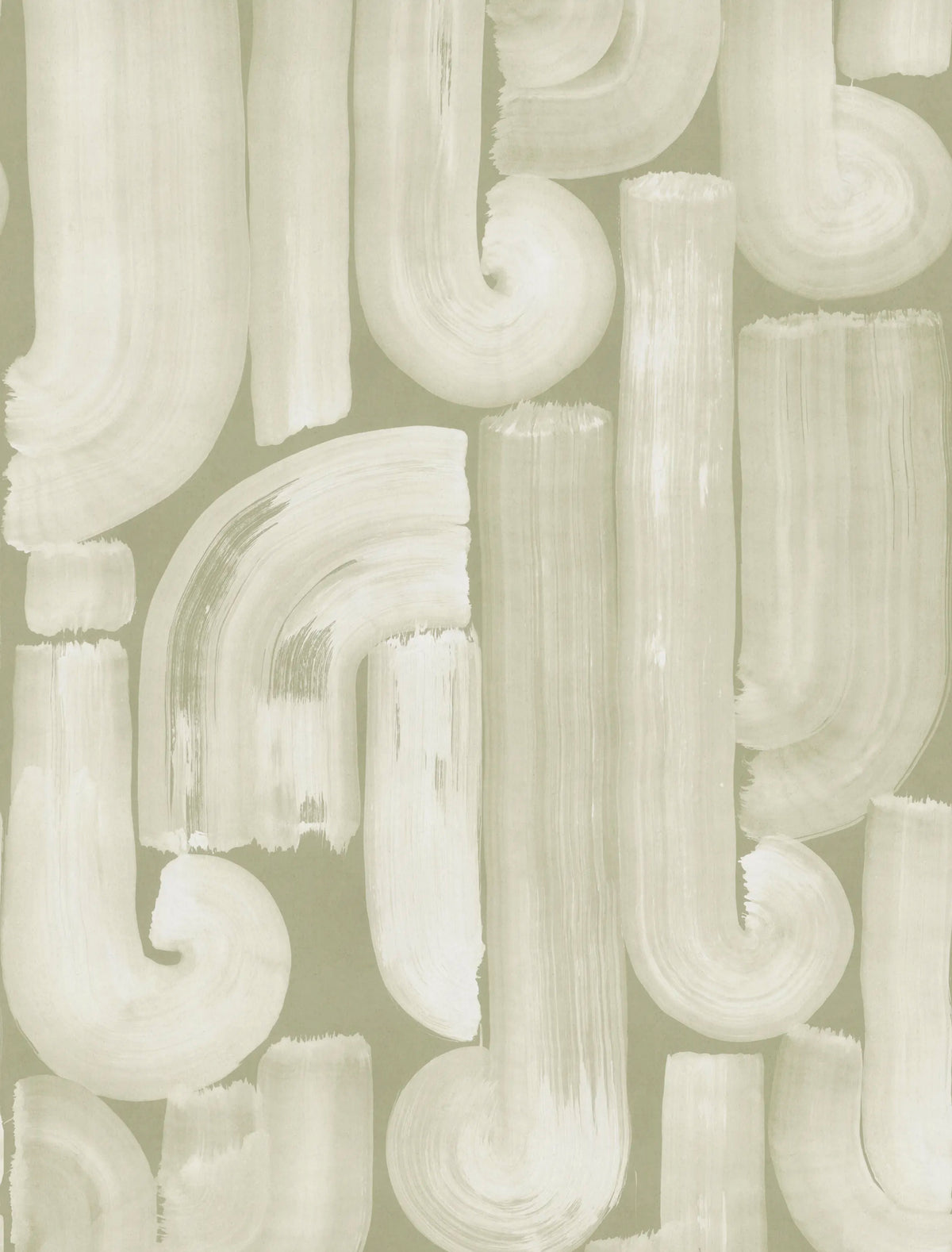 Smooth Brush, Green Mural Wallpaper - pure wallpaper artwork