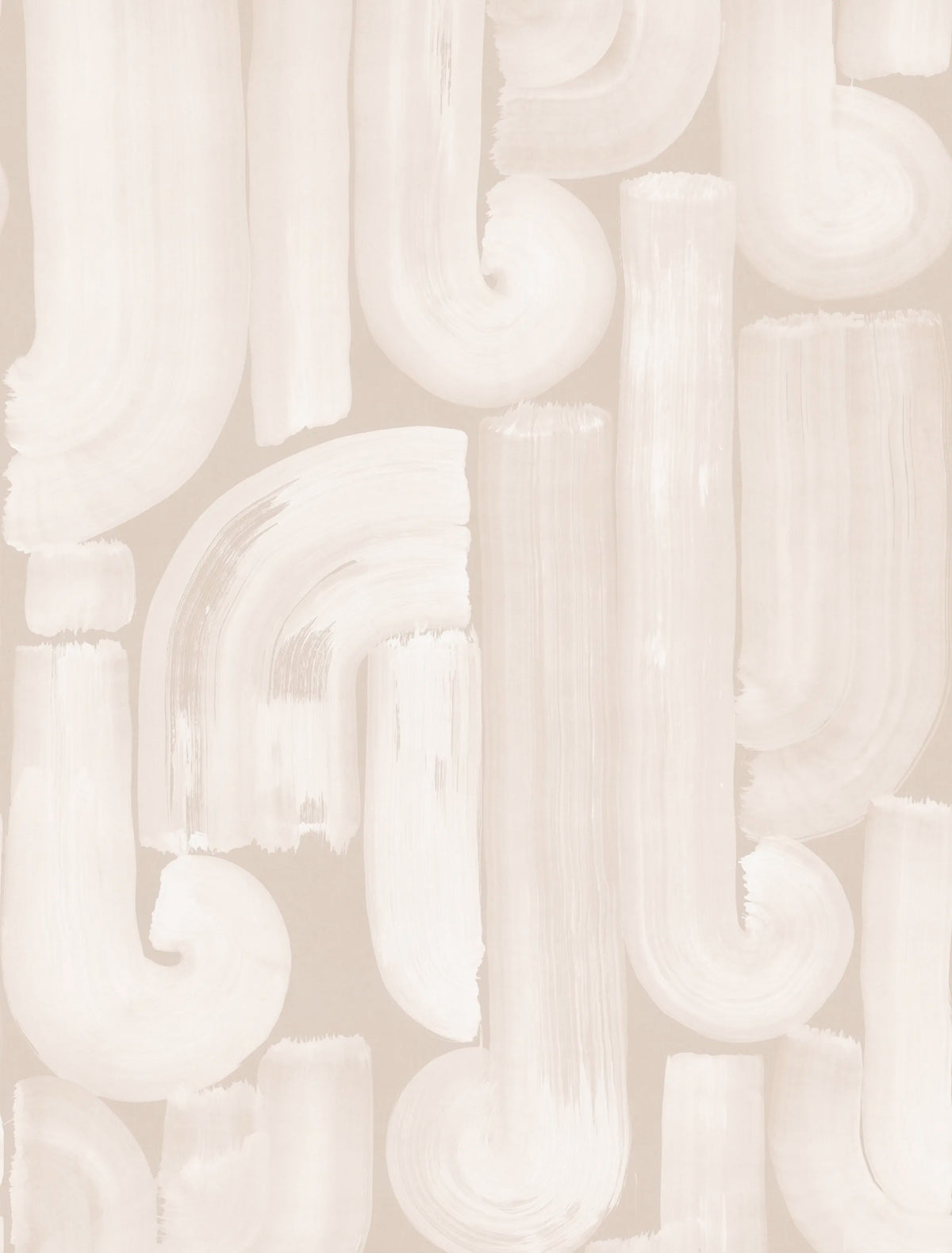 Smooth Brush, Beige Mural Wallpaper - pure wallpaper artwork