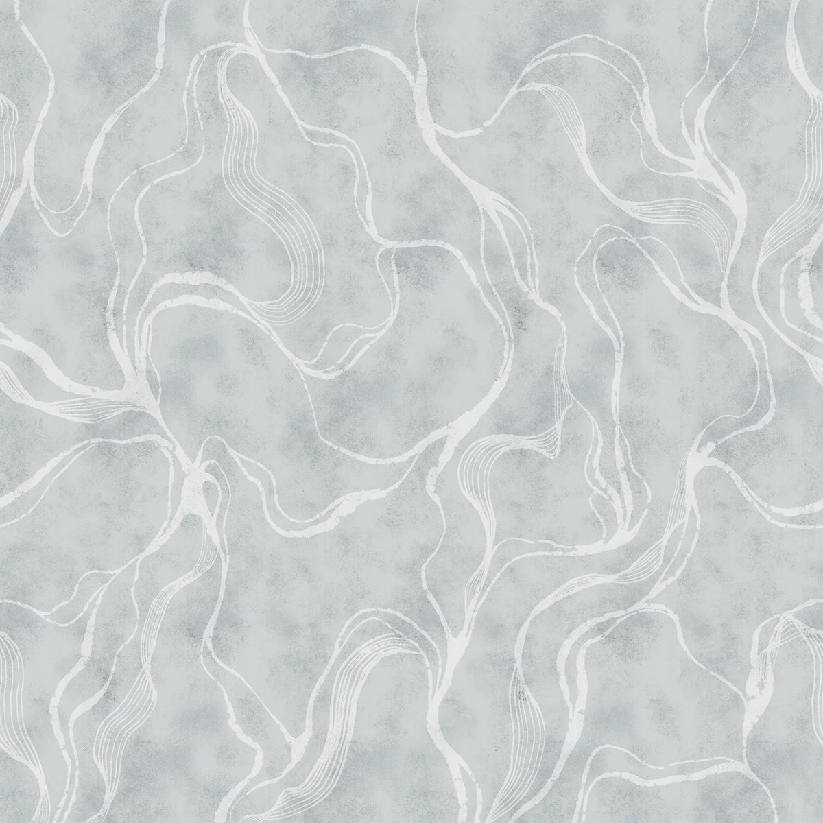 Soft Curve, Blue Mural Wallpaper - pure wallpaper artwork
