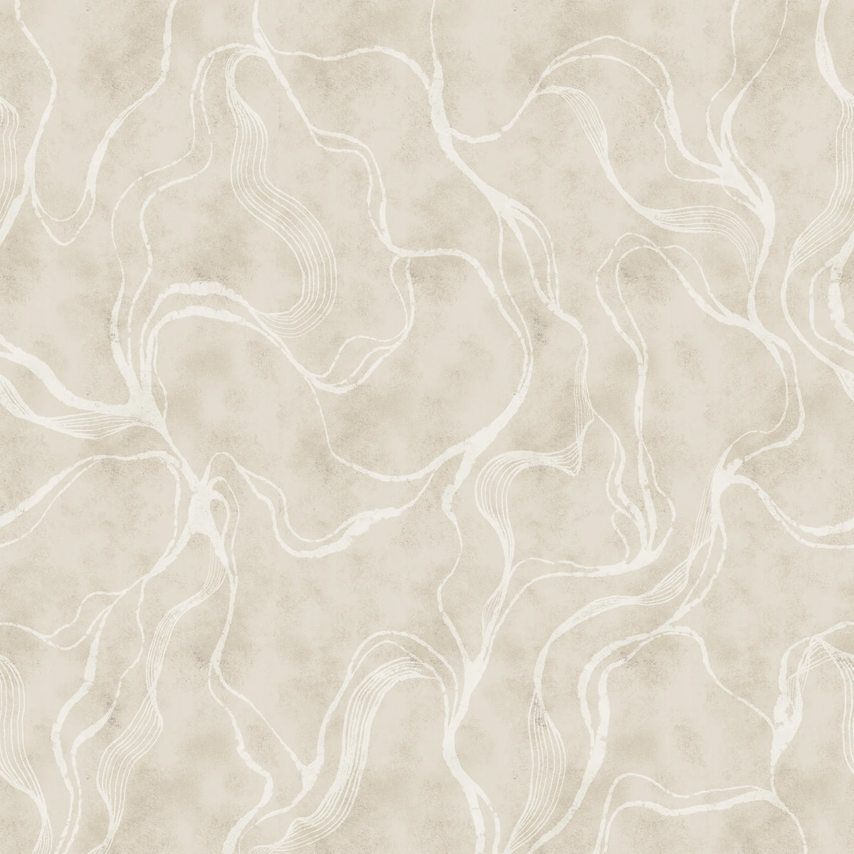 Soft Curve, Beige Mural Wallpaper - pure wallpaper artwork