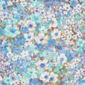 Flowerhaze, Blue Mural Wallpaper - pure wallpaper artwork