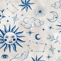Astrology, Blue Mural Wallpaper - pure wallpaper artwork