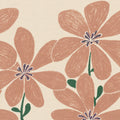 Sketched Flower, Red Mural Wallpaper - pure wallpaper artwork