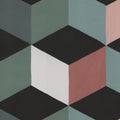 Colorful Rombs, Green Mural Wallpaper - pure wallpaper artwork