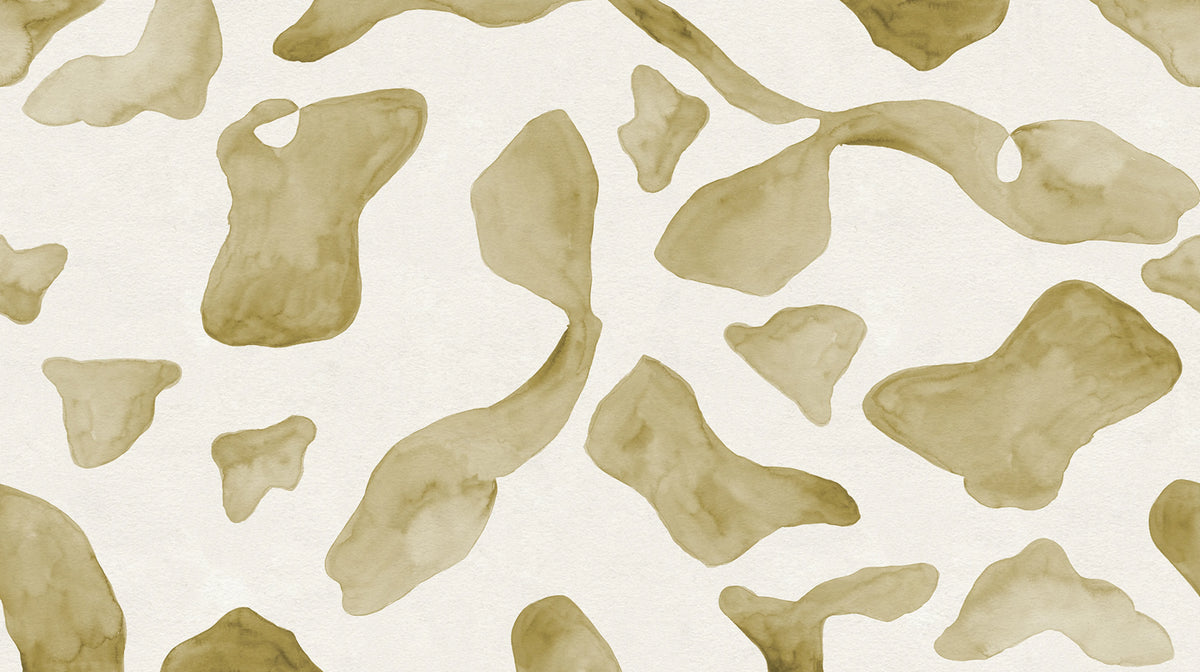 Abstract Motifs, Yellow Mural Wallpaper - pure wallpaper artwork