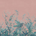Jungle Meadow, Pink Mural Wallpaper - pure wallpaper artwork