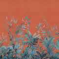 Jungle Meadow, Orange Mural Wallpaper - pure wallpaper artwork