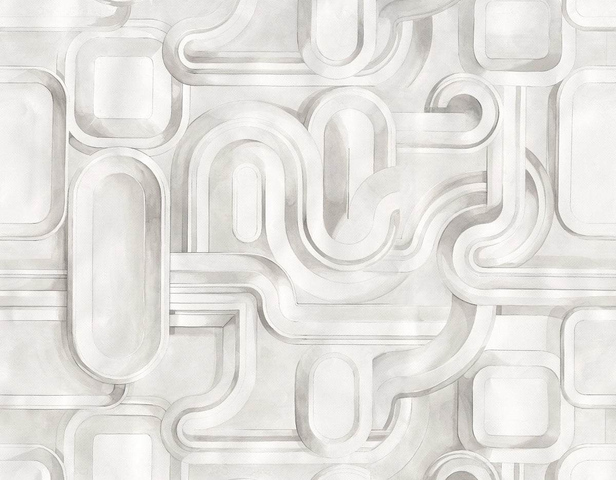 Abstract Path, Gray Mural Wallpaper - pure wallpaper artwork