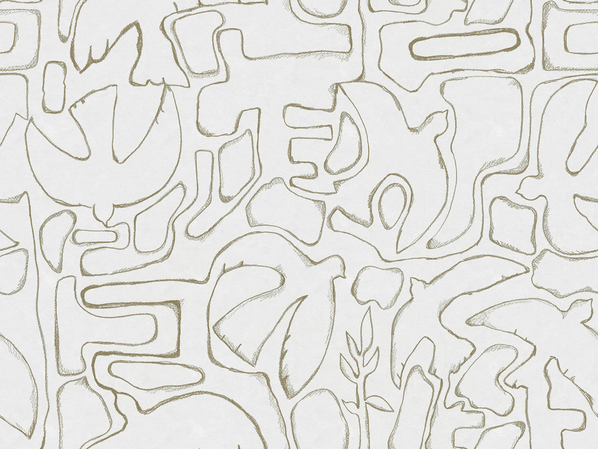 Peaceful, Beige Mural Wallpaper - pure wallpaper artwork