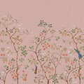 Songbird Mural, Pink Mural Wallpaper - pure wallpaper artwork