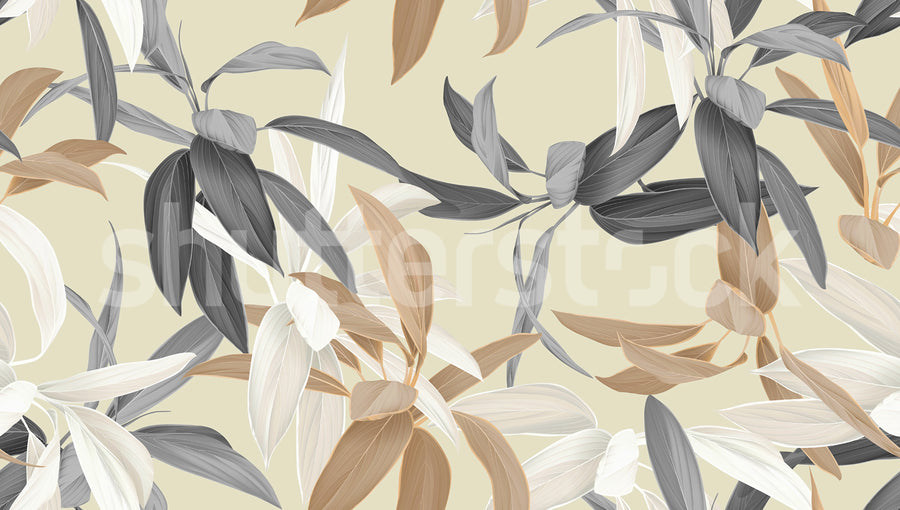 Lily Garden, Honey Mural Wallpaper