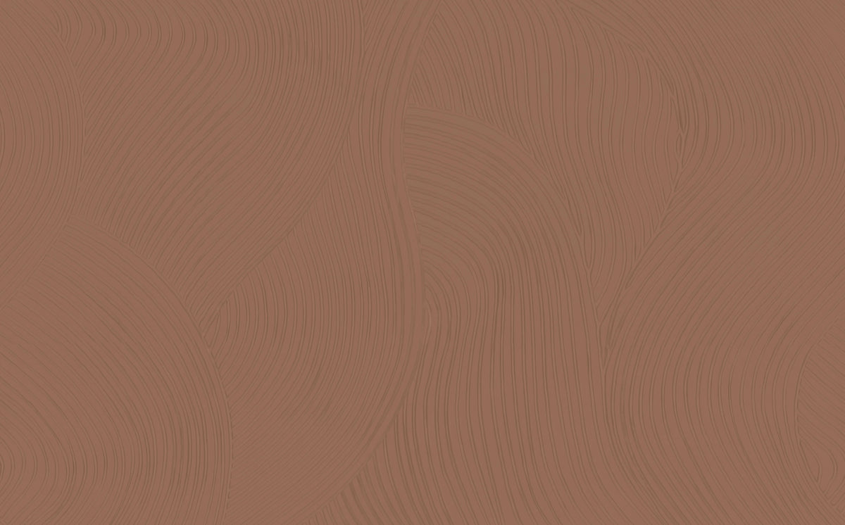 Clay Flow, Mocha Mousse Mural Wallpaper - pure wallpaper artwork