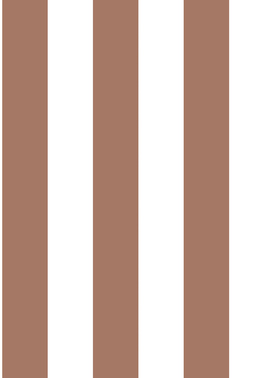 Happy Stripes, Mocha Mousse Mural Wallpaper