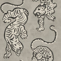 Ink Tiger, Gray Mural Wallpaper - pure wallpaper artwork