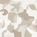 Silent Conversation, Beige Mural Wallpaper - pure wallpaper artwork