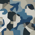 Silent Conversation, Blue Mural Wallpaper - pure wallpaper artwork