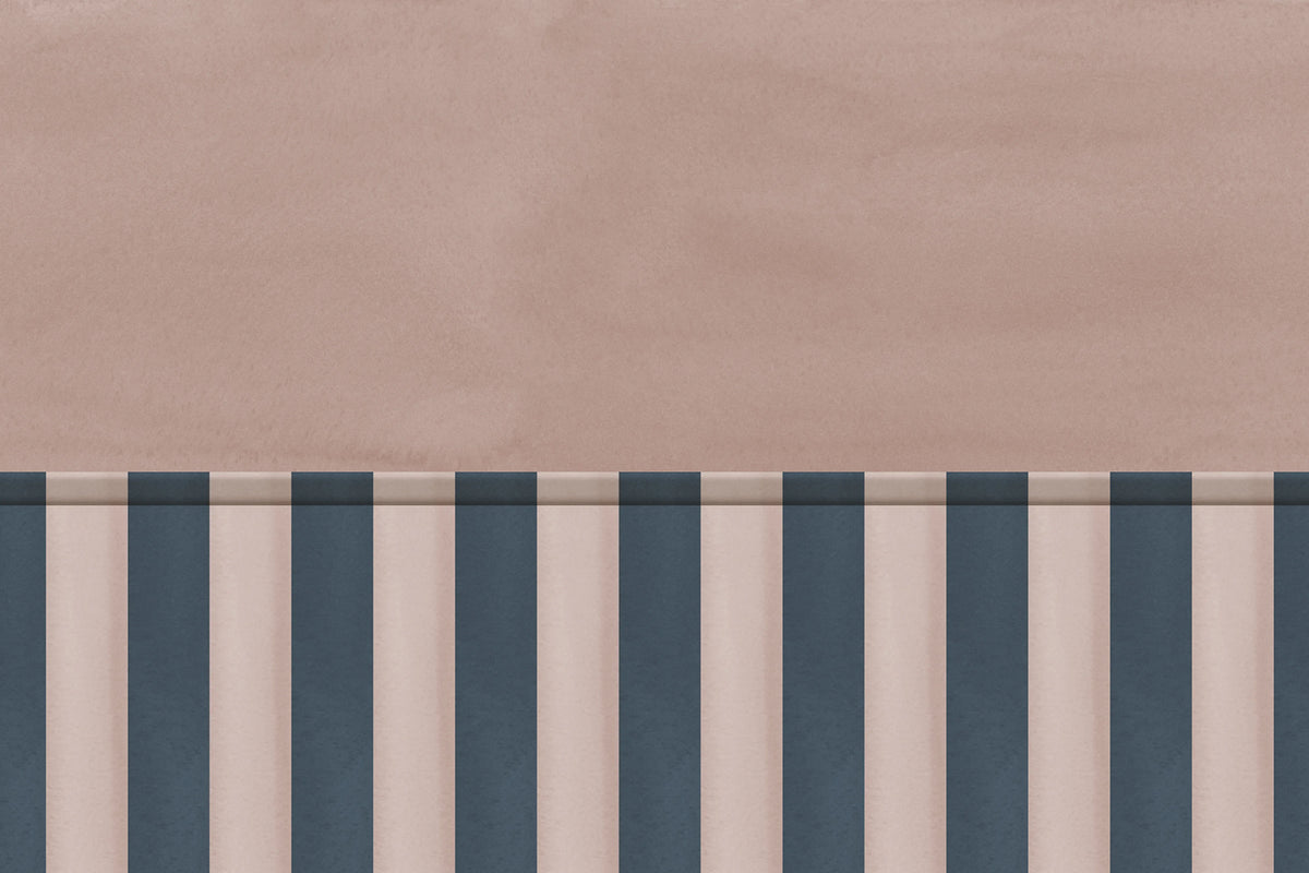 Striped Panel, Pink Mural Wallpaper - pure wallpaper artwork