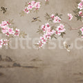 Chinoiserie Branches, Brown Mural Wallpaper - pure wallpaper artwork