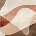 Artistic Waves, Rust Mural Wallpaper - pure wallpaper artwork