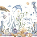 Ocean World, Pastel Mural Wallpaper - pure wallpaper artwork