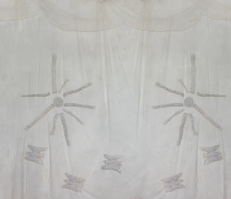 Silenzio, White Mural Wallpaper