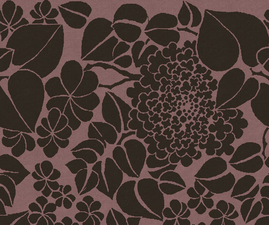 Susan, Pink Mural Wallpaper