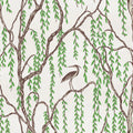 Droptree, Beige Mural Wallpaper - pure wallpaper artwork