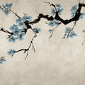 Blush of Spring, Light Blue Mural Wallpaper - pure wallpaper artwork