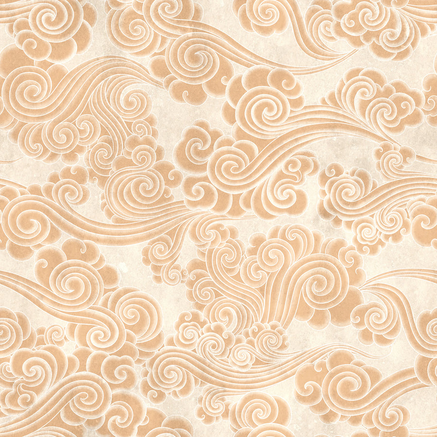 Kumo, Yellow Mural Wallpaper
