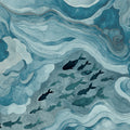 Silent Stream, Blue Mural Wallpaper - pure wallpaper artwork