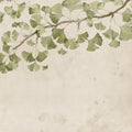 Maidenhair Tree, Light Green Mural Wallpaper - pure wallpaper artwork
