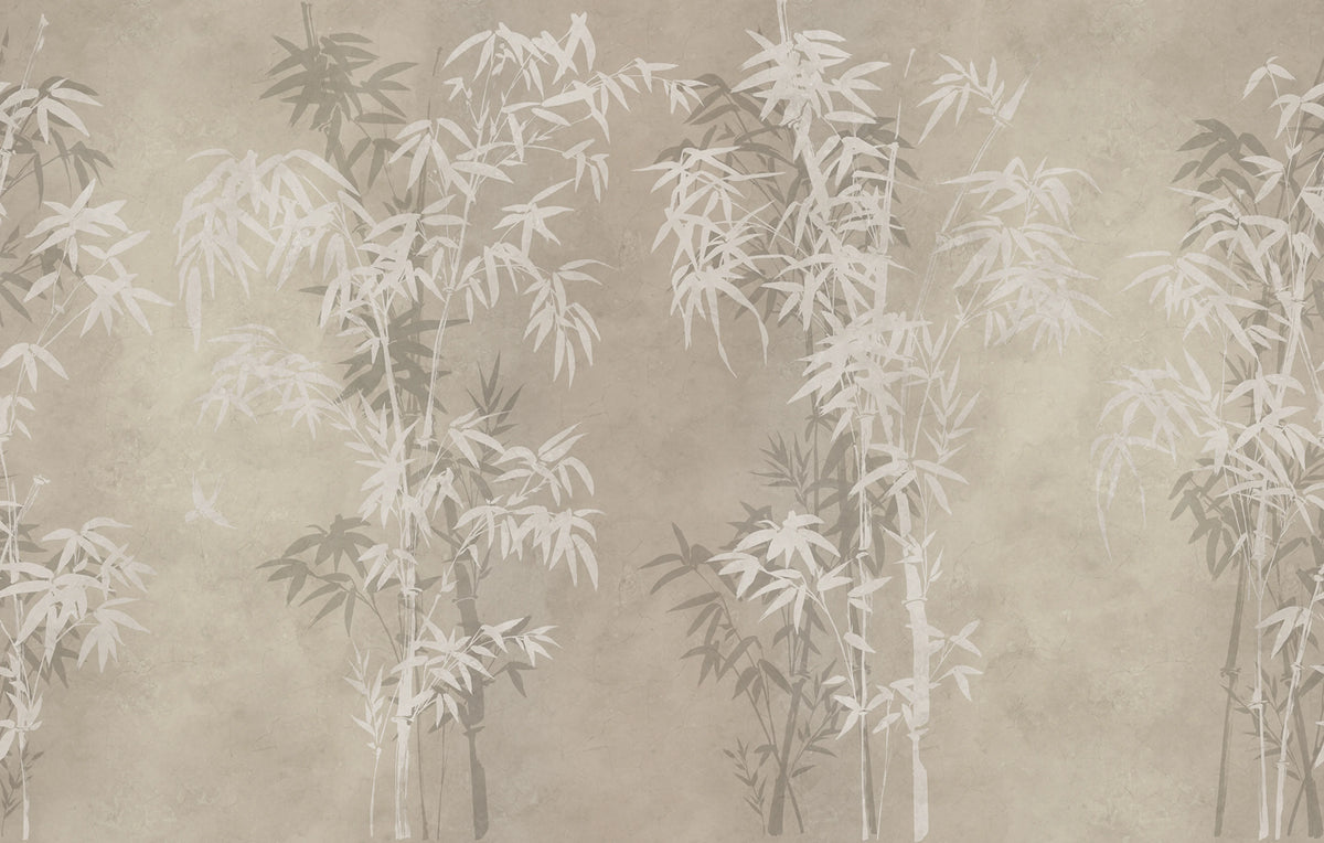 Bambusa, Beige Mural Wallpaper - pure wallpaper artwork
