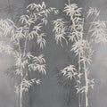 Bambusa, Gray Mural Wallpaper - pure wallpaper artwork