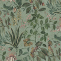 Tropical Harmony, Turquoise Mural Wallpaper - pure wallpaper artwork