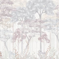 Pastel Forest, Pink Mural Wallpaper - pure wallpaper artwork