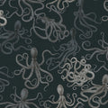 Octopus, Dark Mural Wallpaper - pure wallpaper artwork