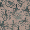 Octopus, Pink Mural Wallpaper - pure wallpaper artwork
