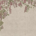 Wisteria Garden, Beige Mural Wallpaper - pure wallpaper artwork
