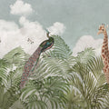 Wild Haven, Green Mural Wallpaper - pure wallpaper artwork
