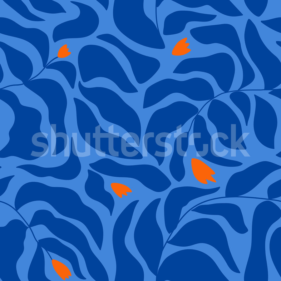 Twilight Garden, Dark Mural Wallpaper