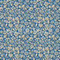 Floral Opulence, Blue Mural Wallpaper - pure wallpaper artwork
