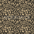 Floral Opulence, Black Mural Wallpaper - pure wallpaper artwork