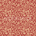 Floral Opulence, Red Mural Wallpaper - pure wallpaper artwork