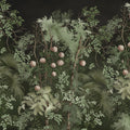 Tropical Bush, Dark Green Mural Wallpaper - pure wallpaper artwork
