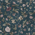 Verdant Bloom, Blue Mural Wallpaper - pure wallpaper artwork