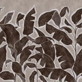 Tropical Breeze, Brown Mural Wallpaper - pure wallpaper artwork